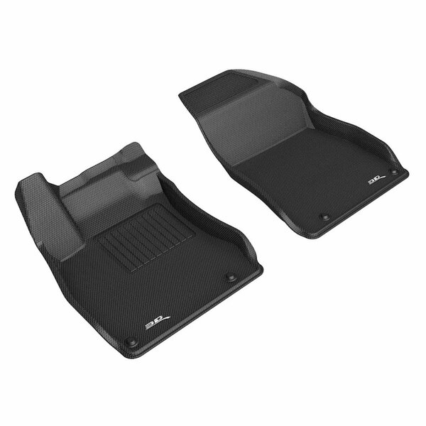 3D Maxpider R1 Floor Mat for 2020-2021 Nissan Sentra, Black - 2 Piece L1NS12911509